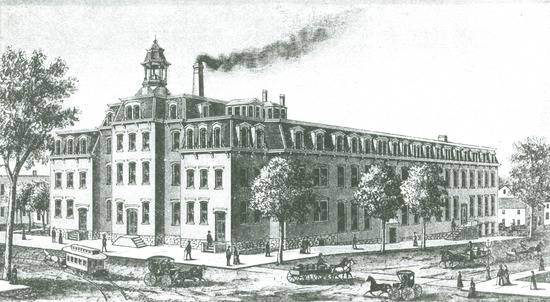 Central Sda Publishing House A lithograph of the old Review and Herald building.
